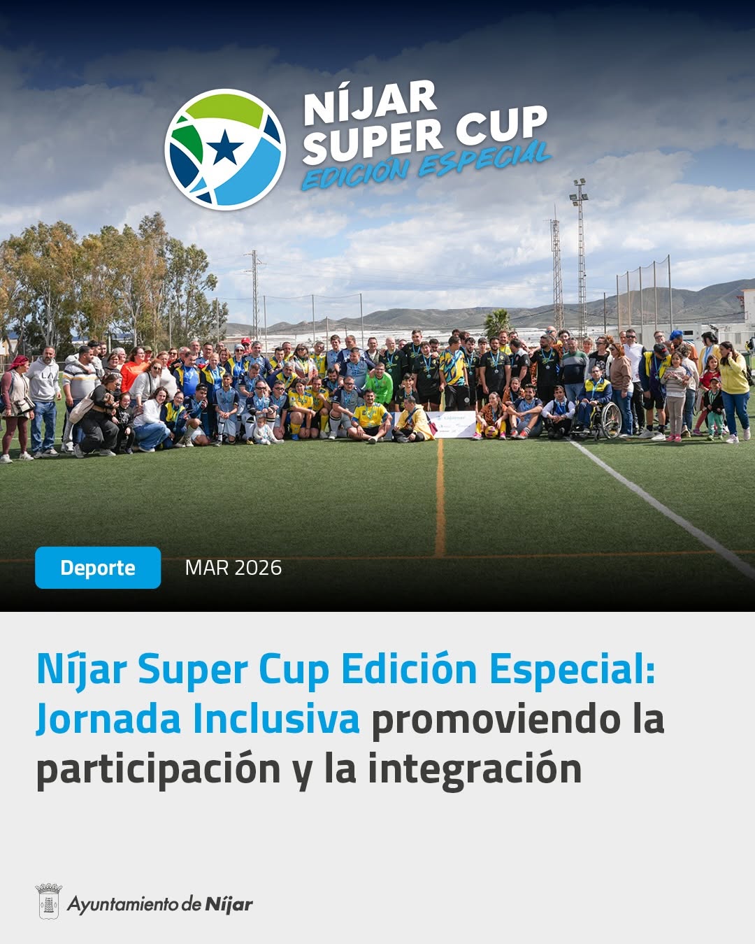 💙 El deporte que une, integra y transforma ✨

📍Este fin de semana hemos vivido una jornada muy especial con la @supercup