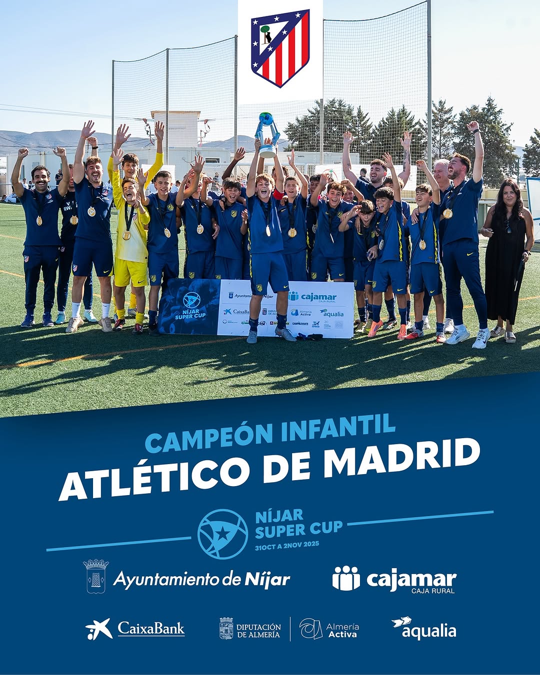 🎉 Enhorabuena a todos los equipos participantes en esta edición de la @supercupnijar ! ⚽️🩵

Una competición llena de emo